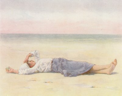 Auringon silmässä (värilitografia) tekijältä Mortimer Ludington Menpes