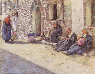 Mid-day (värillinen litografia) tekijältä Mortimer Ludington Menpes