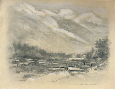 Chamounixin kaupunginosa, 1903 tekijältä Mortimer Ludington Menpes