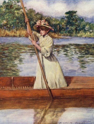 Punting tekijältä Mortimer Ludington Menpes
