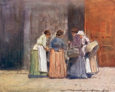 Shoppaile Seinen rannalla tekijältä Mortimer Ludington Menpes