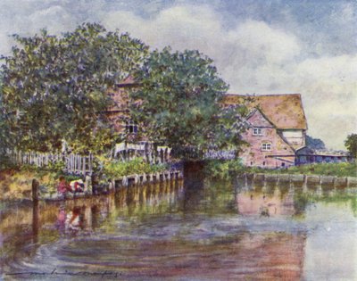 Streatley Mill tekijältä Mortimer Ludington Menpes