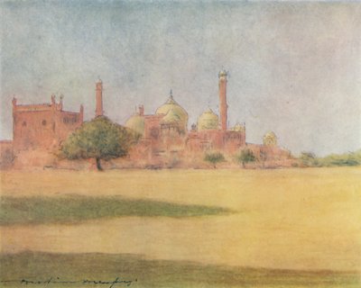 Jumna Masjid, 1905 tekijältä Mortimer Ludington Menpes