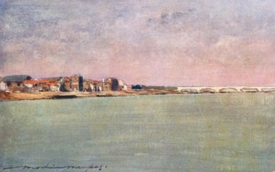Seine auringonlaskun aikaan tekijältä Mortimer Ludington Menpes