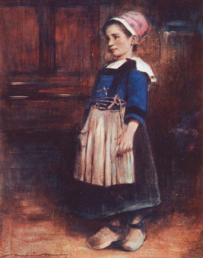 Maailman lapset: Breton, Marie-Jeannen parhaat vaatteet (väriliitos). tekijältä Mortimer Ludington Menpes