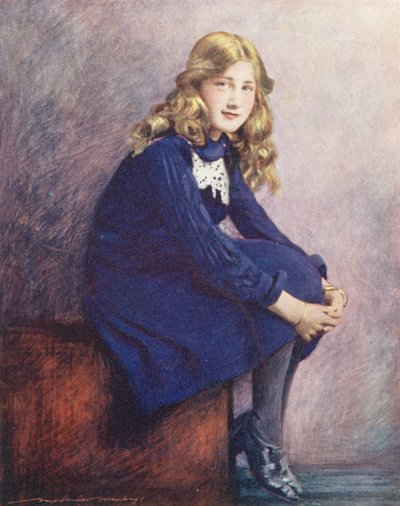 Maailman lapset: English, Sweet Innocence (värillinen litografia): English, Sweet Innocence (värillinen litografia) tekijältä Mortimer Ludington Menpes
