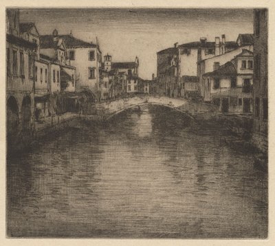 Side Canal, Venetsia tekijältä Mortimer Menpes