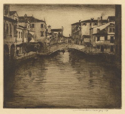 Side Canal, Venetsia tekijältä Mortimer Menpes