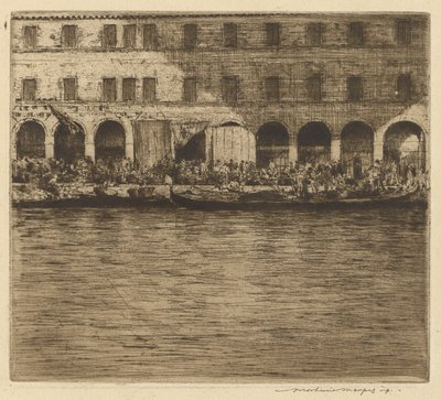 Rialto Markets, Venetsia tekijältä Mortimer Menpes