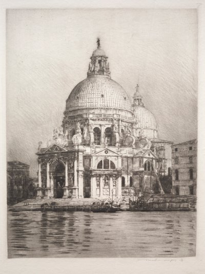 Santa Maria Della Salute # 1, 1910. tekijältä Mortimer Menpes
