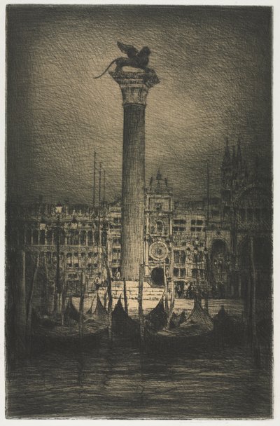 St. Marks Piazza, 1910. tekijältä Mortimer Menpes