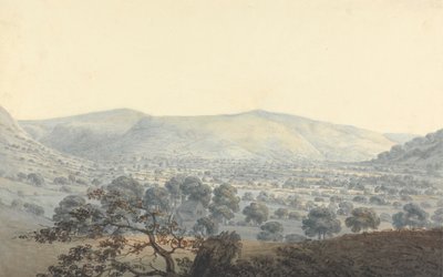 Etäinen näkymä Llandrilloon tekijältä Moses Griffith