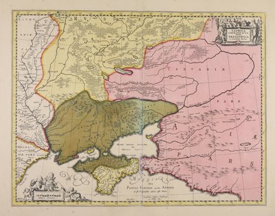 Taurica Chersonesus -huppari Przecopsca et Gazara dicitur tekijältä Moses Pitt
