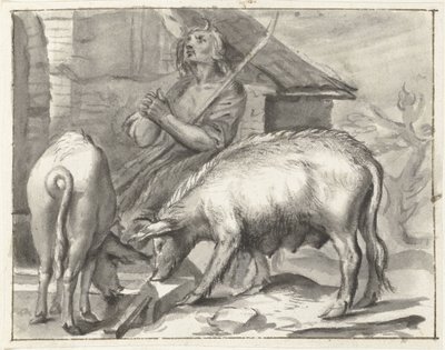 Maatila siipikarjalla tekijältä Moses Ter Borch