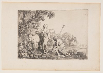 Juno Delivering Io, levy 1 elokuvasta The Story of Mercury and Argus (Merkuriuksen ja Arguksen tarina) tekijältä Moses van Uyttenbroeck