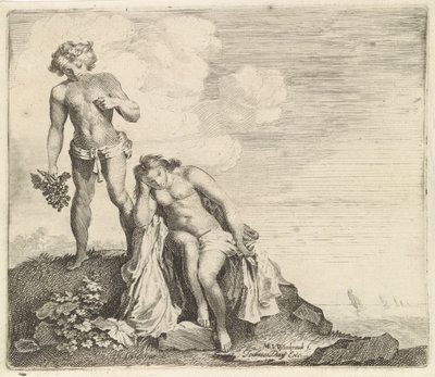 Bacchus löytää Ariadnen Naxoksesta tekijältä Moyses van Wtenbrouck