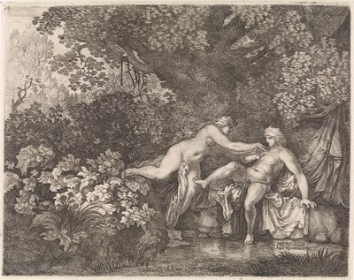 Salmacis ja Hermaphroditus tekijältä Moyses van Wtenbrouck