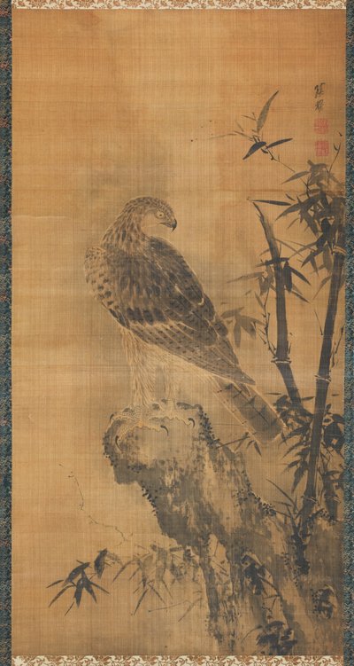 Haukka kivellä tekijältä Mu Zhang