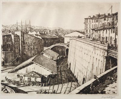 Junahalli, Marseille tekijältä Muirhead Bone