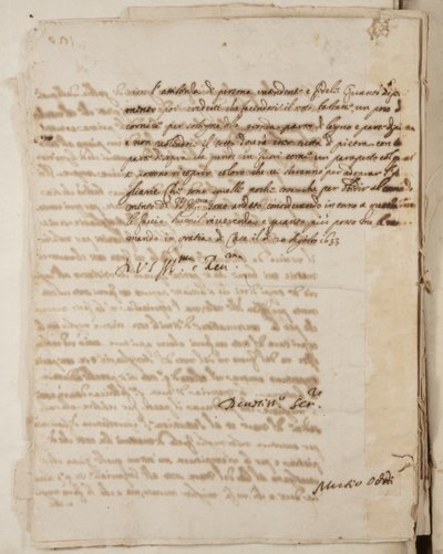 Portfolio Urbinon Mutio Oddin ym. piirustuksista, s. 120, n. 1635-1640 (kynä ja muste paperille sidottussa tilavuudessa) tekijältä Muzio Oddi