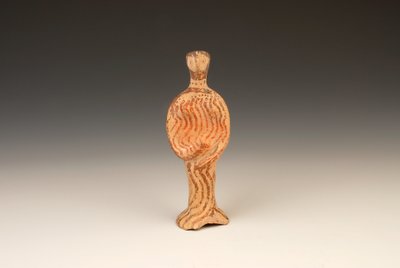 Naisen hahmo, noin 1400-1370 eKr. terrakotta tekijältä Mycenaean