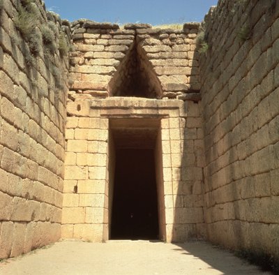 Atreuksen aarrekammio, noin 1300 eaa tekijältä Mycenaean