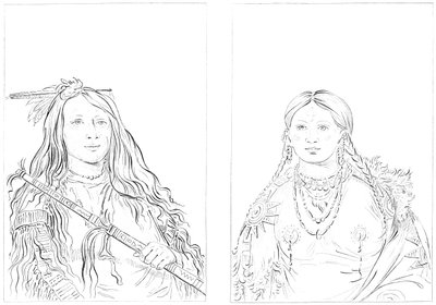Cheyennes, 1841. tekijältä Myers and Co