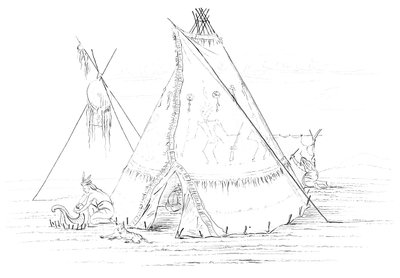Teepee, 1841. tekijältä Myers and Co