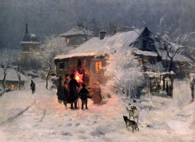 Joululaulu Ukrainassa tekijältä Mykola Kornylijowytsch Pymonenko
