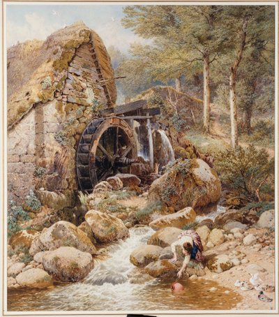 Vanha vesimylly tekijältä Myles Birket Foster