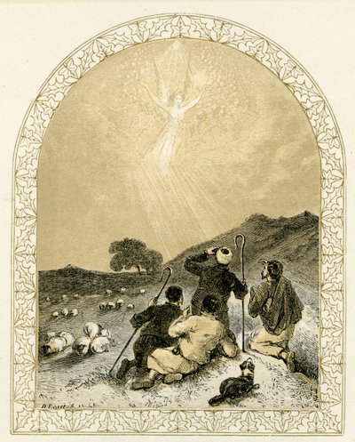 Enkeli ilmestyy paimenille - Raamattu tekijältä Myles Birket Foster