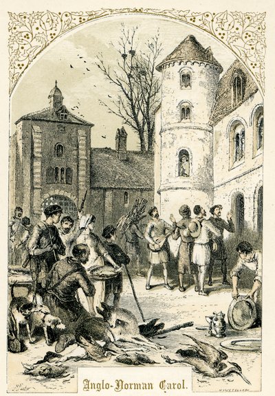 Anglo- Normaali Carol tekijältä Myles Birket Foster