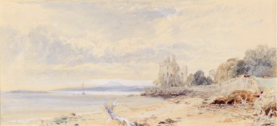 Barnboglen linna, Firth of Forth tekijältä Myles Birket Foster