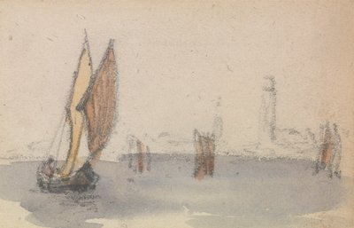 Yksi kolmen Venetsian laguunin tutkimuksen ryhmästä tekijältä Myles Birket Foster