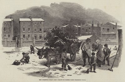 Joulu Holly Cart tekijältä Myles Birket Foster