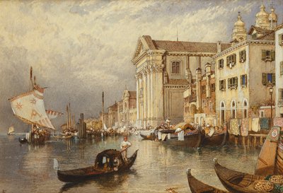 Santa Maria del Rosarion tai Gesuatin kirkko, Venetsia, tekijältä Myles Birket Foster