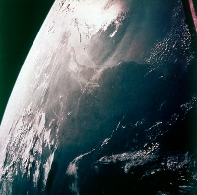 Maa avaruudesta - Persianlahden rannikko, Houston ja Galveston Bay, USA, 1980-luku. tekijältä NASA Images