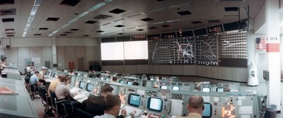 Mission Operations Control Room Mission Control Centressä, Houston, Texas, USA, 1971.ston, 1971. tekijältä NASA Images