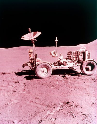 Ensimmäinen Lunar Roving Vehicle, Apollo 15, heinäkuu 1971. tekijältä NASA Images