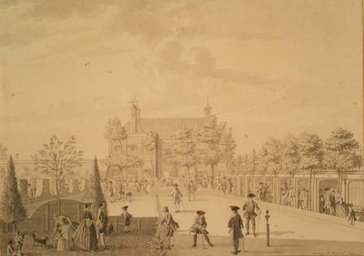 Golfkenttä Stadlander Innin takana Amsterdamissa tekijältä N.M. Aertman