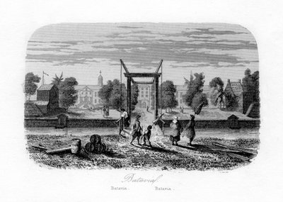 Batavia Jakarta, Indonesia, 1840. tekijältä N. Remond