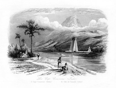 Cape Comorin, Intia, 1840 tekijältä N. Remond
