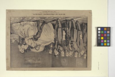 Tod von Präsident Lincoln von N. and Ives J.M. (1824-95) Currier