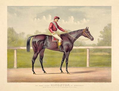 Currier & Ivesin Grand Racer Kingston tekijältä Currier and Ives