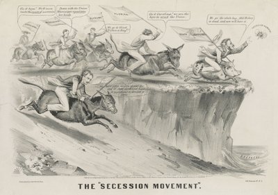 "Secessioliike" tekijältä Currier and Ives
