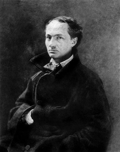Charles Baudelaire (1821 - 1867) jeune , vers 1850 , kuva par Gaspard Felix Tournachon Felix Nadarin (1820 - 1910) kokoelmassa BNF - Ranskalainen runoilija Charles Baudelaire (1821 - 1867) nuorena, noin 1850, Nadar tekijältä Nadar
