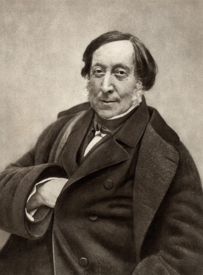 Gioachino (Antonio) Rossini (1792-1868) tekijältä Nadar