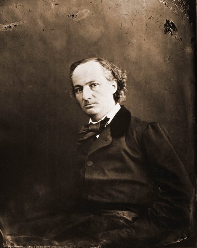 Charles Baudelairen muotokuva, kirjailija 1821-1867 (kuva) tekijältä Nadar