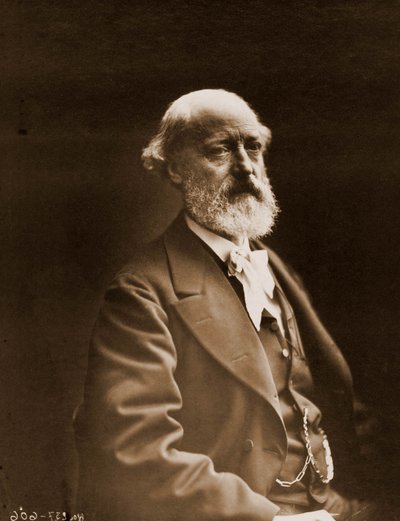 Muotokuva: Eugene Viollet-le-Duc (Viollet le Duc) (1814-1879), arkkitehti ja akvarelli 1814-1879 (kuva) tekijältä Nadar