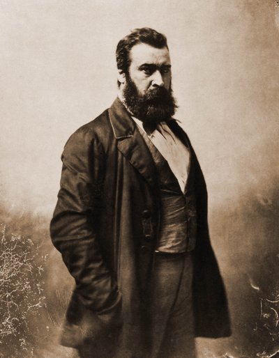 Muotokuva Jean-Francois Milletistä, maalari, kaivertaja 1814-1875 (kuva) tekijältä Nadar